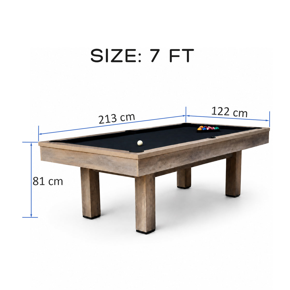 Kooka Living FORMA PLUS-V4 7FT/8FT 3-IN-1 Pool Table/Billiard Table/Table Tennis Table/Dinning Table