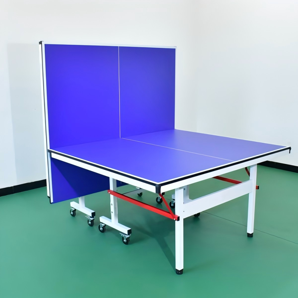 25mm Top Steel Leg Indoor Table Tennis Table - Blue\Black |10-Minute Assembly