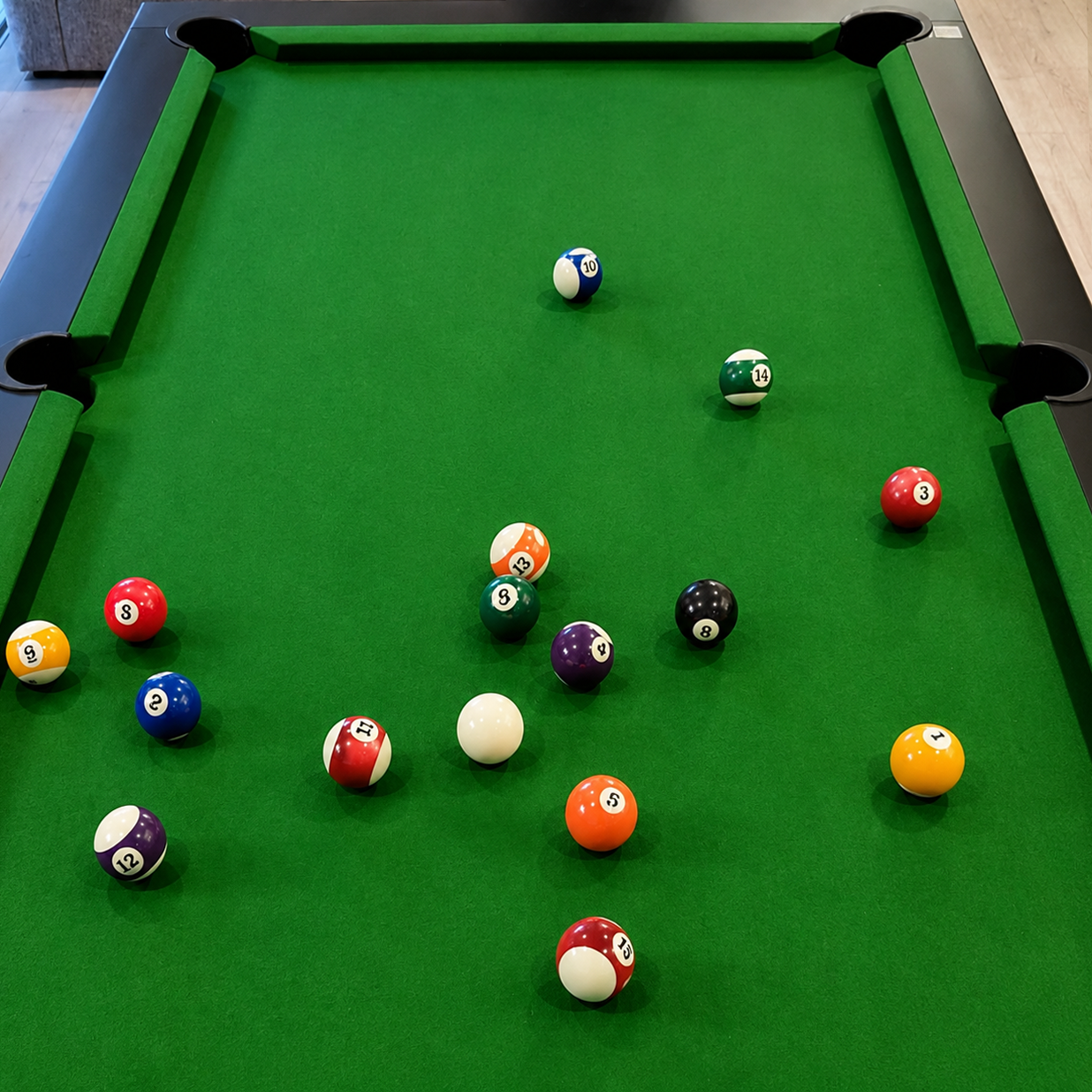 3A Tournament 2-1/4 Inch Pool Ball Set