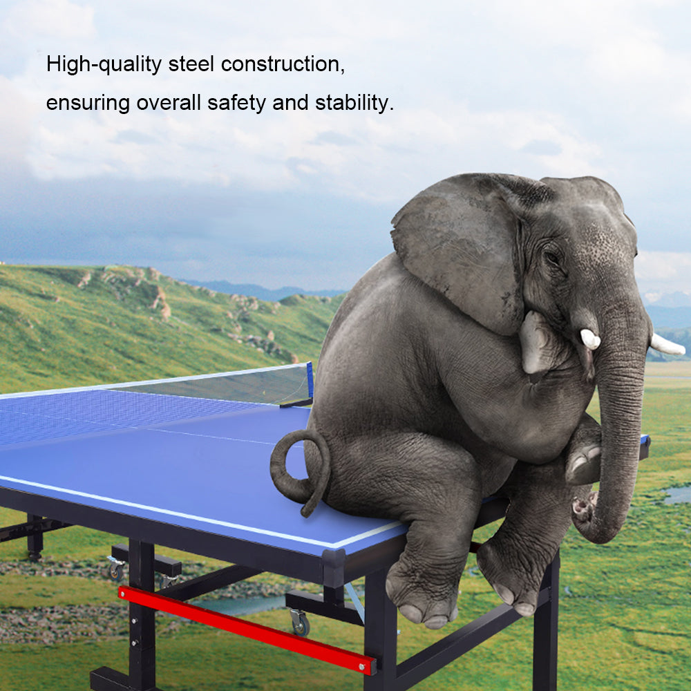 16mm SMC Top Steel Leg Outdoor Table Tennis Table Home Game10-Minute Assembly