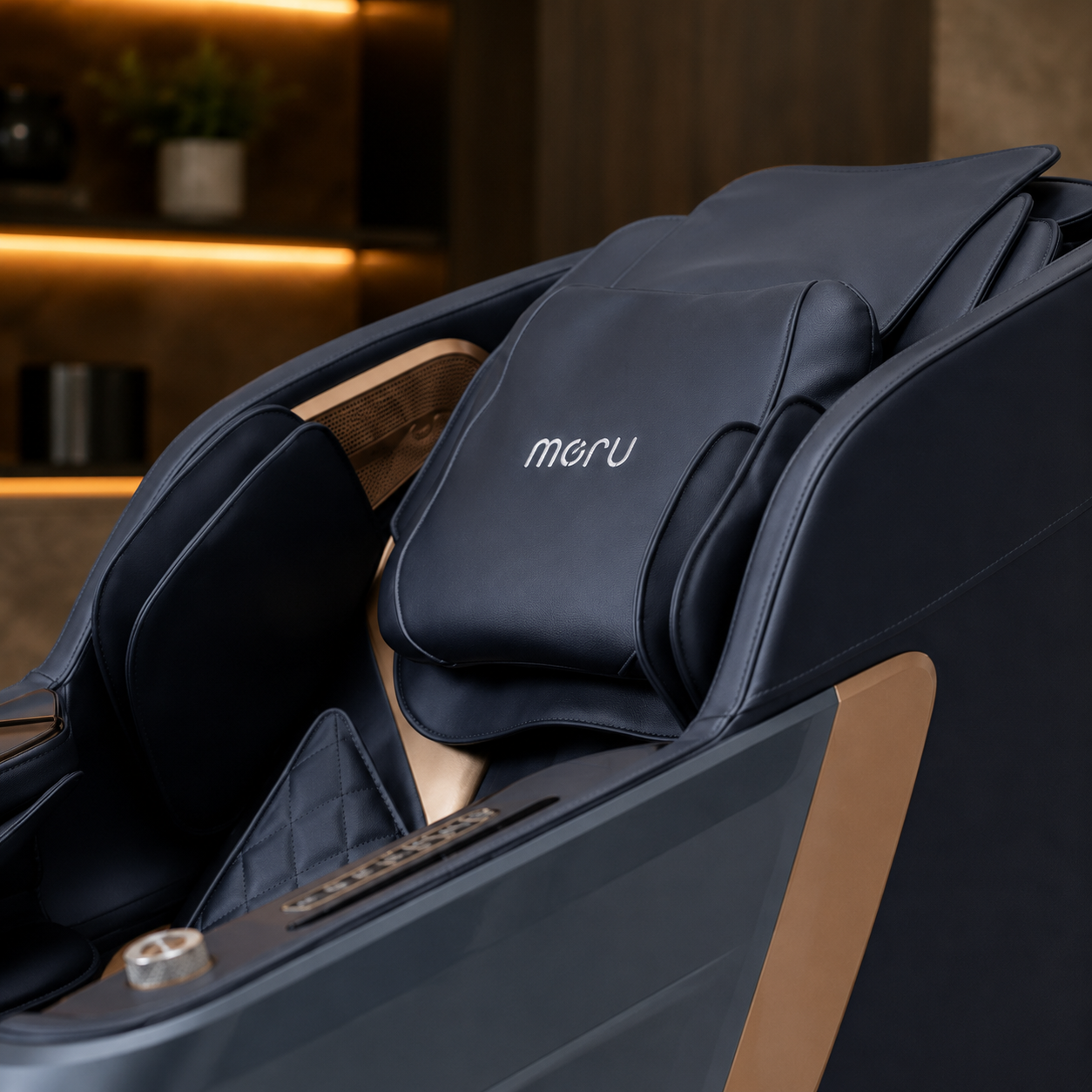 MORU Eclat M3 Premium 3D Massage Chair | Full Body Shiatsu Recliner with Auto Body Scan, Zero Gravity, Heat Therapy & Bluetoot
