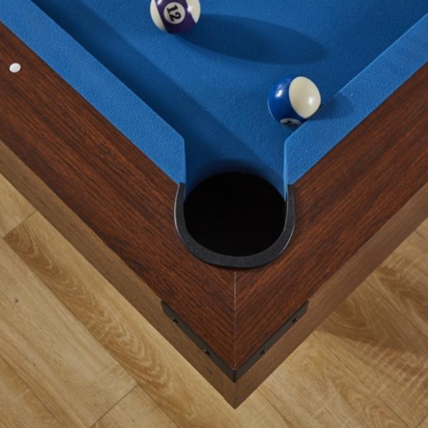 Udyr 7FT/8FT 3-IN-1 Multi-Functional Table/Pool Table/Table Tennis Table/Dining Table – Black/Blue Felt