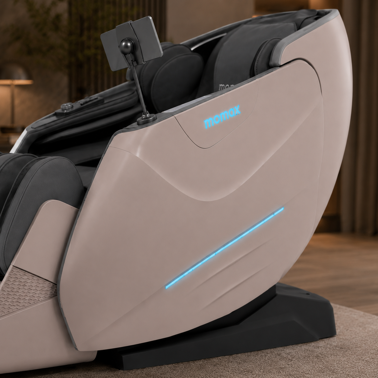MORU Zenith M76 Executive Dual-Core Massage Chair | 4D+3D Dual Mechanism Shiatsu Recliner with Zero Gravity, AI Body Scan, Heat Therapy & Bluetooth