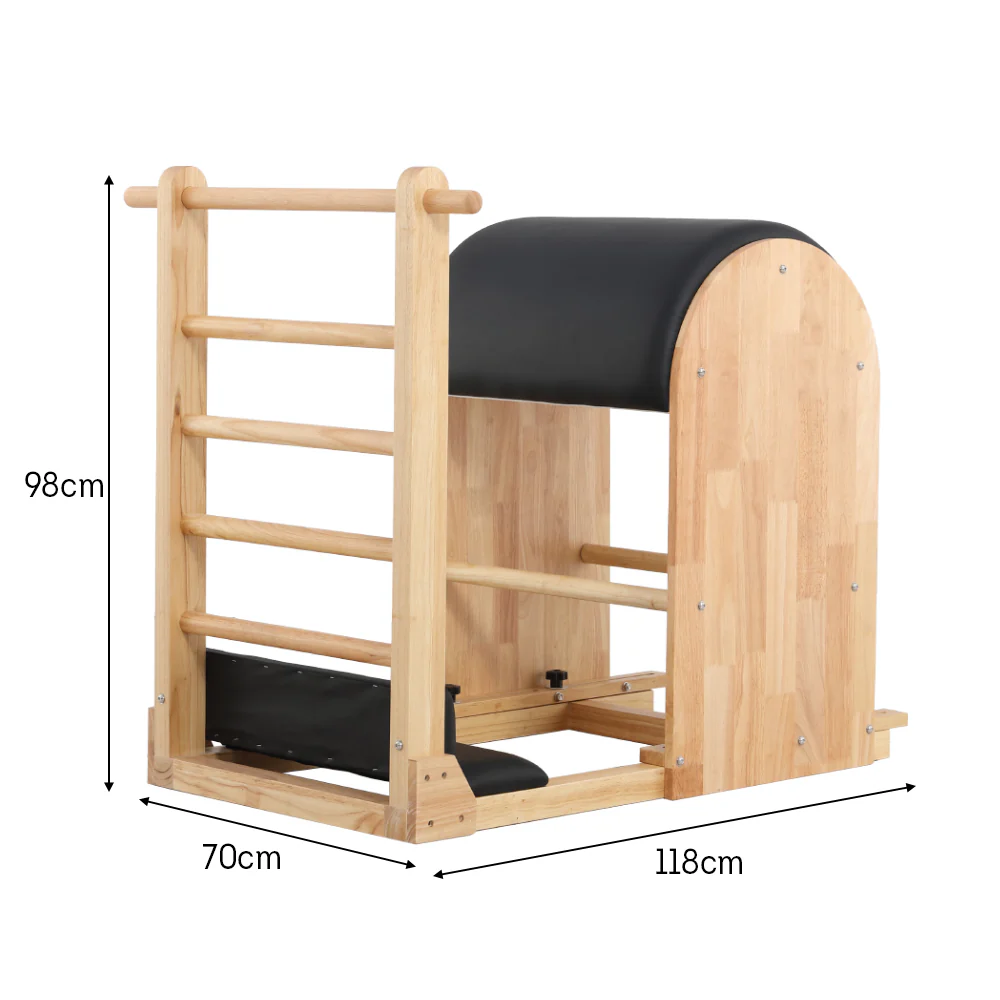 Oak Wood Frame Pilates Ladder Barrel MN-004