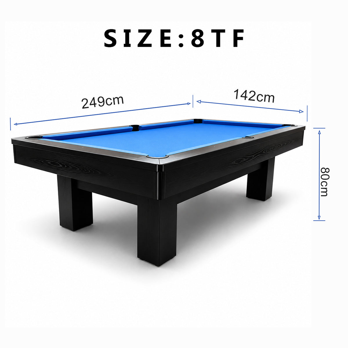 Kooka Living CueNova Signature M1 Luxury 8FT Slate Pool Table – Custom Modern Billiard Table for Home Game Rooms