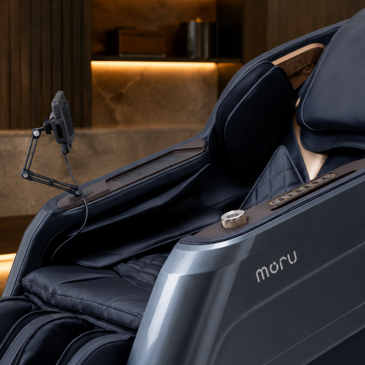 MORU Eclat M3 Premium 3D Massage Chair | Full Body Shiatsu Recliner with Auto Body Scan, Zero Gravity, Heat Therapy & Bluetoot