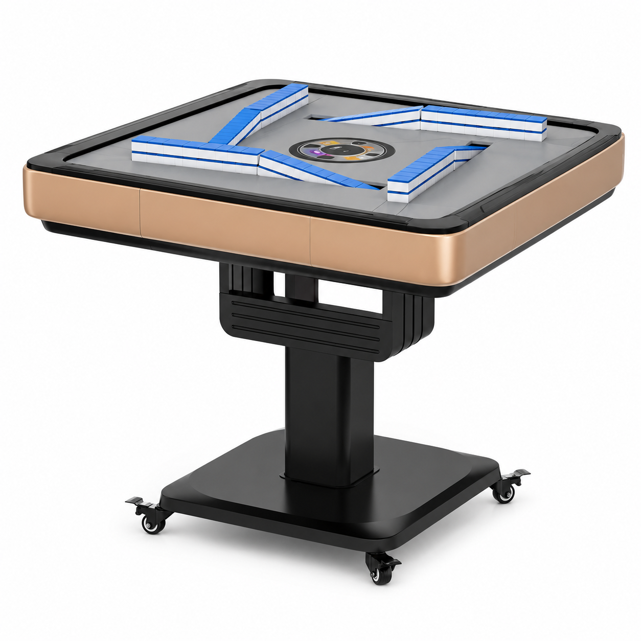 Rotary Wing Style Automatic Mahjong Table Intelligent Mahjong Entertainment for Modern Spaces