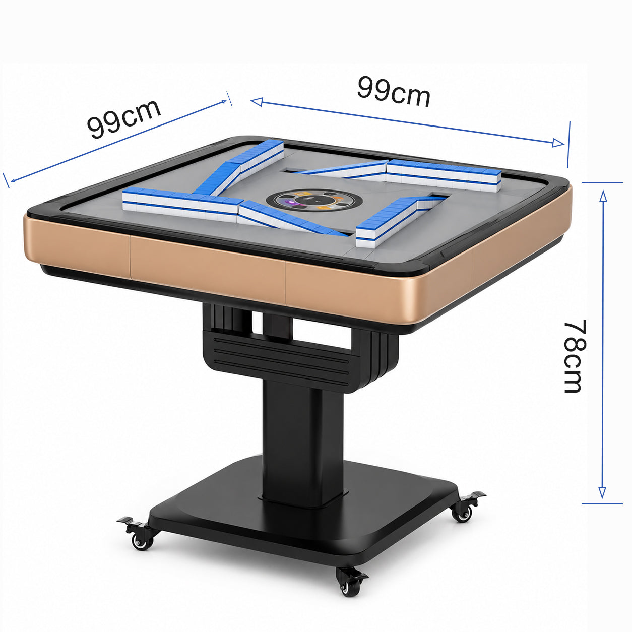 Rotary Wing Style Automatic Mahjong Table Intelligent Mahjong Entertainment for Modern Spaces