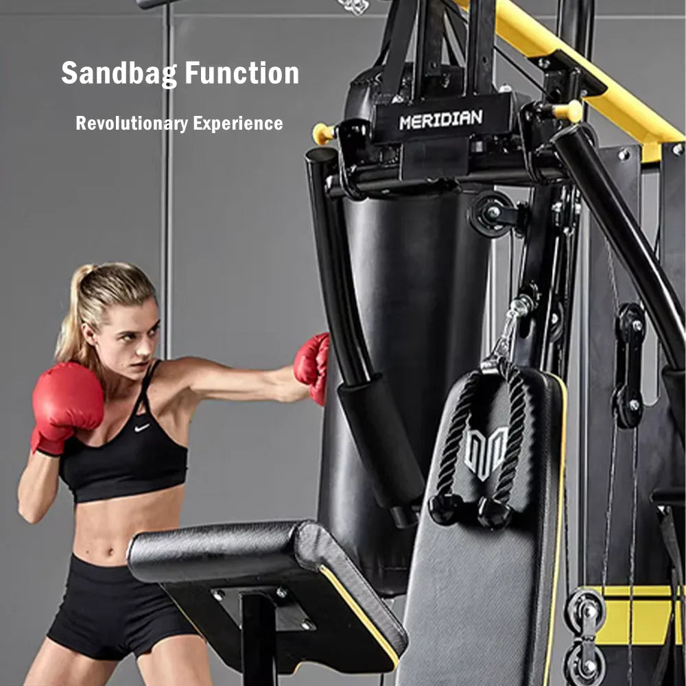 Weight Training Multifunction System Exercise Workout Fitness Home Gym Machine-M6