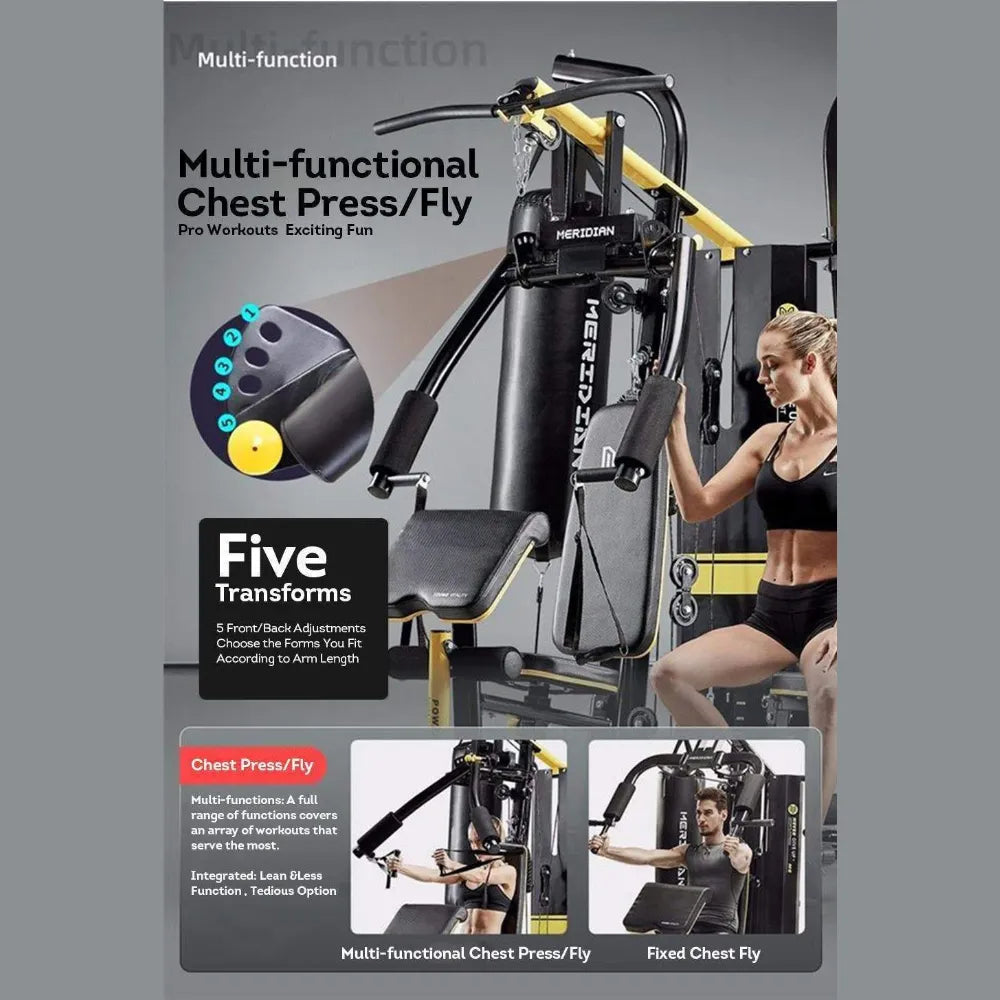 Weight Training Multifunction System Exercise Workout Fitness Home Gym Machine-M6