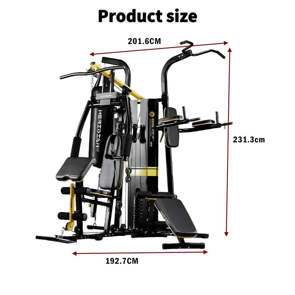 Weight Training Multifunction System Exercise Workout Fitness Home Gym Machine-M6