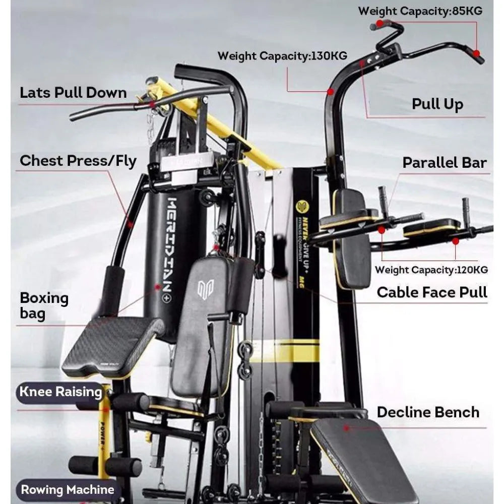 Weight Training Multifunction System Exercise Workout Fitness Home Gym Machine-M6