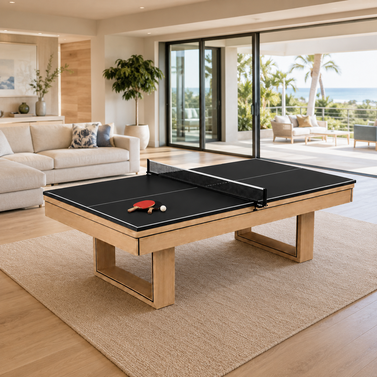 Kooka Living FORMA PLUS-V2 7FT/8FT 3-IN-1 Pool Table | Billiard, Table Tennis & Dining Combo