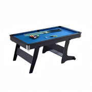 Kooka Living FORMA ONE-X3 6FT Home Pool Table Foldable Billiard Table Multi Functional Pool Table - Blue Felt