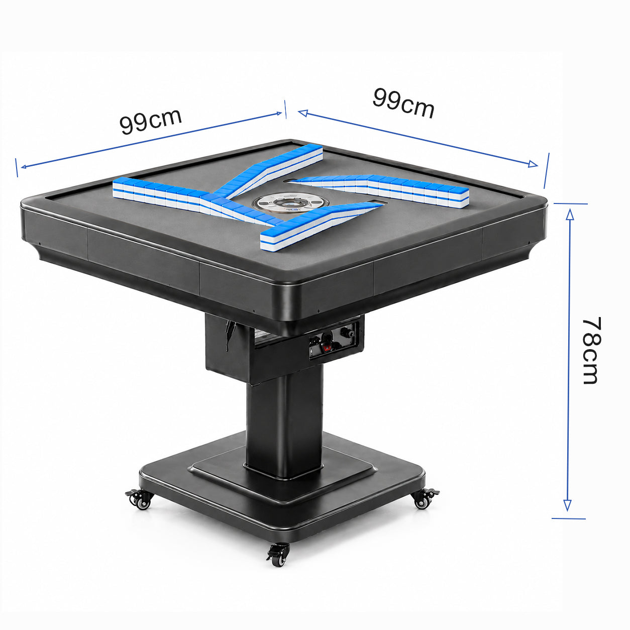 Rotary Wing Style Automatic Mahjong Table Intelligent Mahjong Entertainment for Modern Spaces