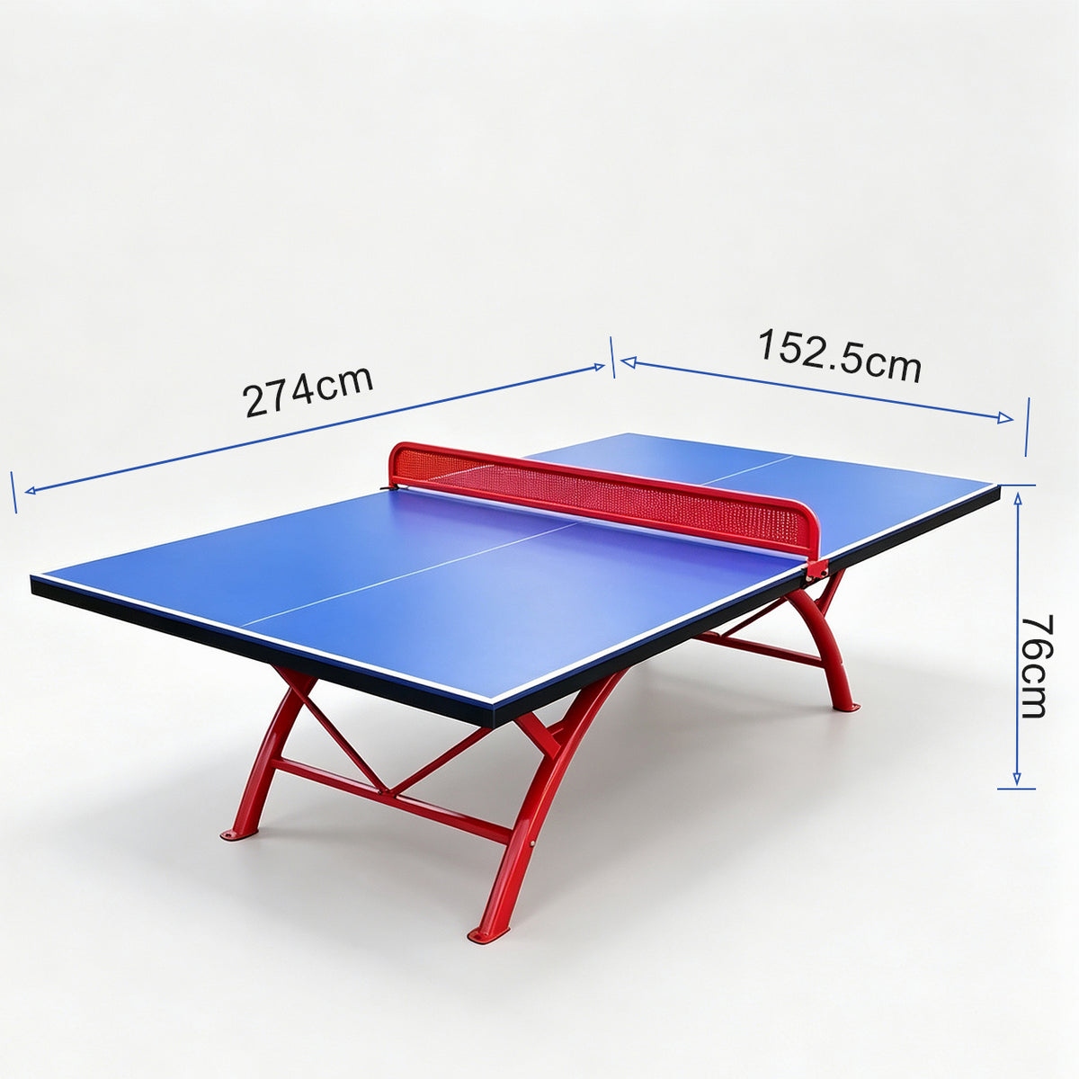 Kooka Living PINGORA Rainbow 16MM SMC Rainbow Outdoor Table Tennis Table Home Game