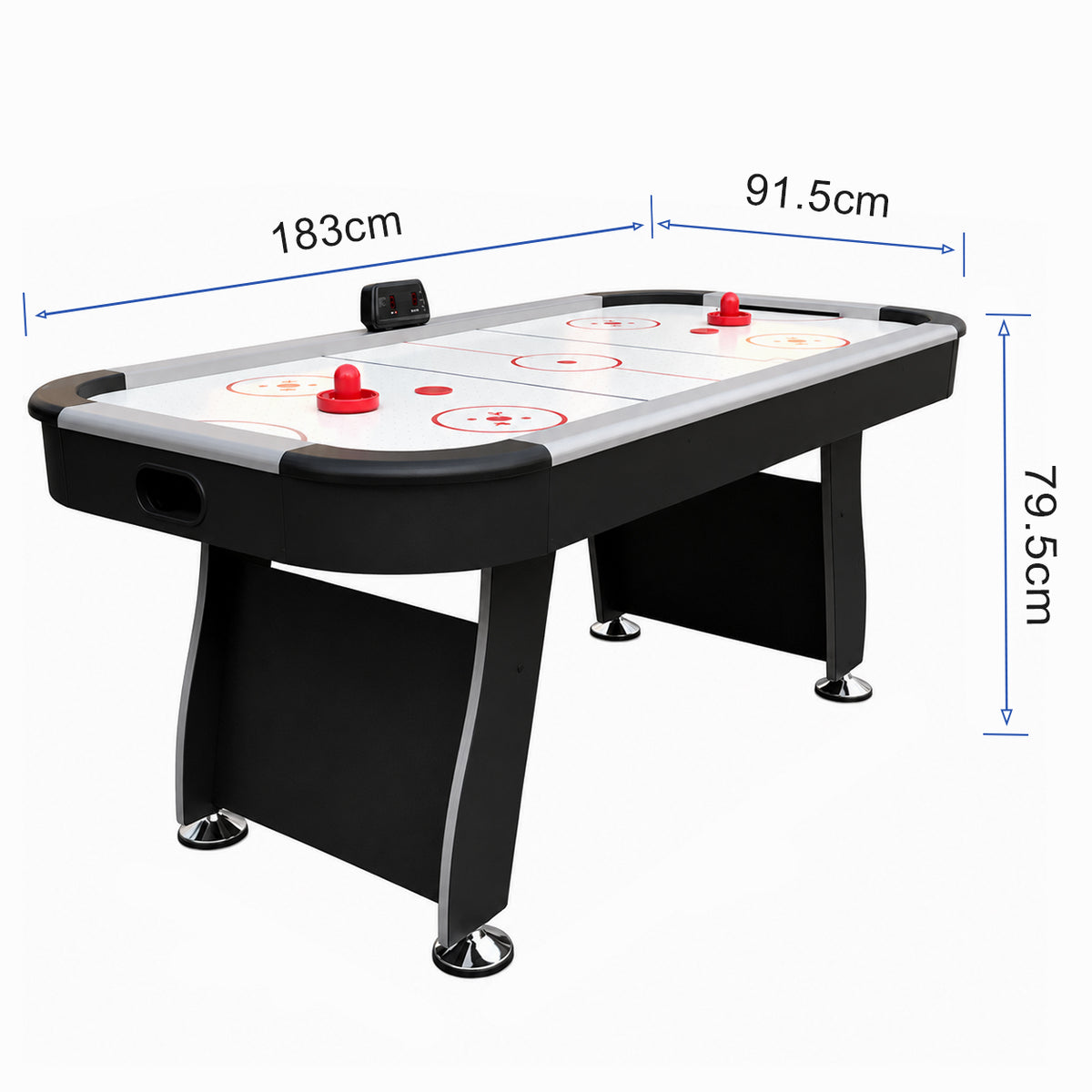 Kooka Living 6FT Air Hockey Game Table with Digital Scoreboard
