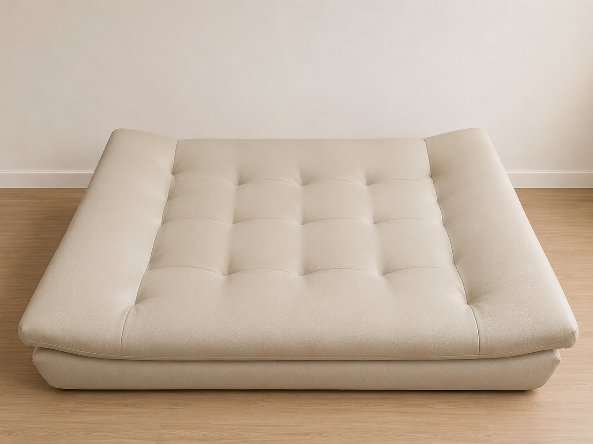 Kooka Living Sofa Bed Living Room Small Apartment Synthetic PU Surface Upholstery Sofa Bed Folding Dual-Purpose