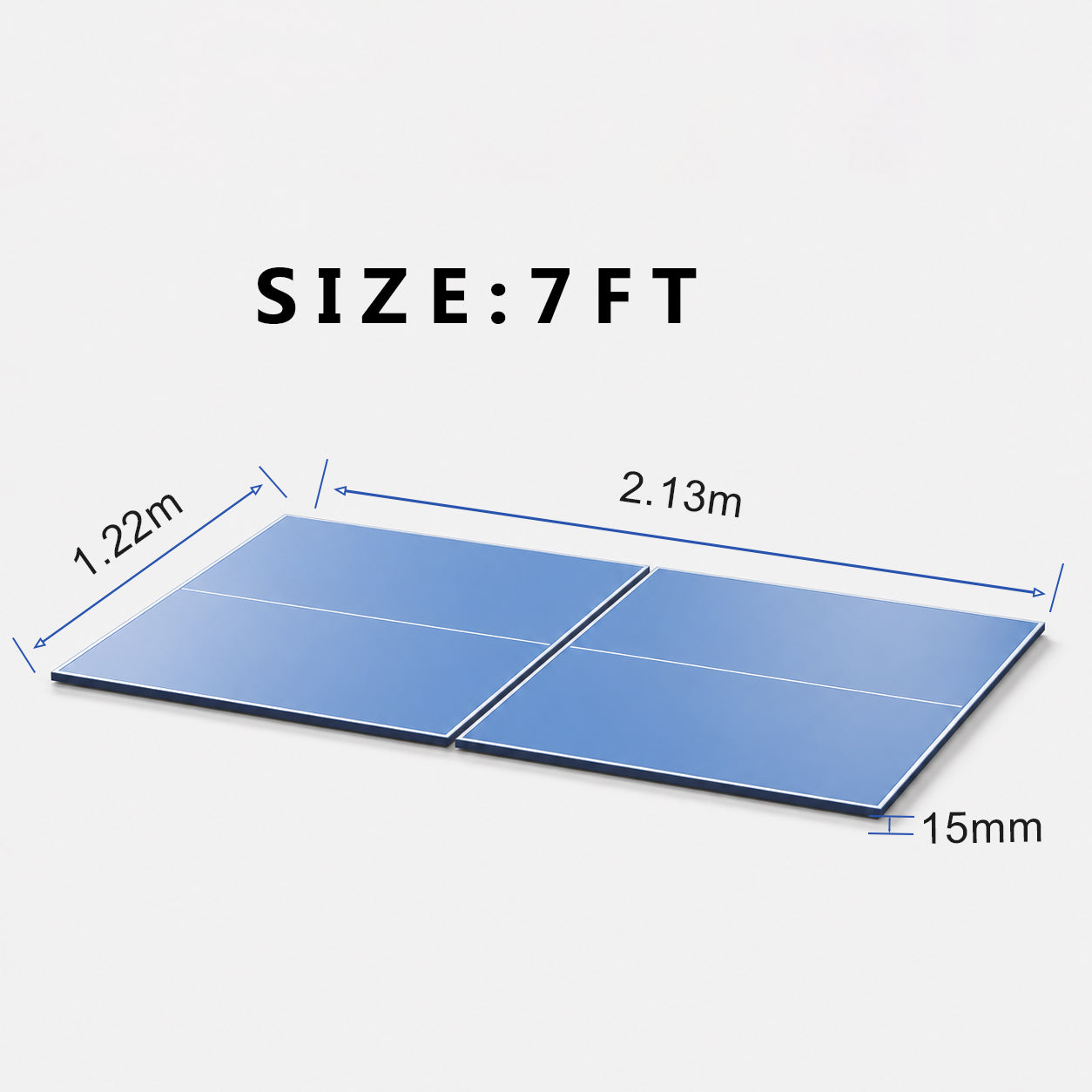 Double-Sided 7FT/8FT Convertible Conference & Dining Table Top